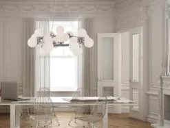 Coupon Patriot Lighting® Nayah 20-Light Brushed Nickel Chandelier
