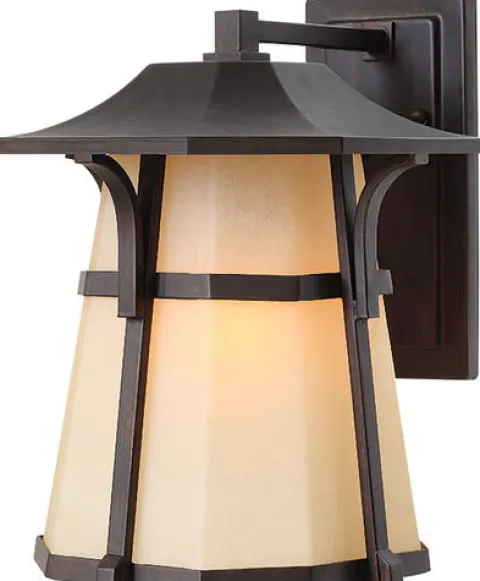 Coupon Patriot Lighting® Oak Park Bronze Outdoor Wall Light