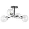Coupon Patriot Lighting® Orbit Satin Nickel 4 Light Semi-Flush Mount Ceiling Light