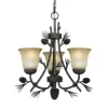 Coupon Patriot Lighting® Pines 3-Light Black Walnut Mini Chandelier