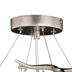 Coupon Patriot Lighting® Rainier Satin Nickel 4 Light Semi-Flush Mount Ceiling Light