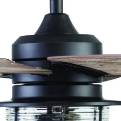 Coupon Patriot Lighting™ Slade 52″ Matte Black Indoor/Outdoor Led Ceiling Fan