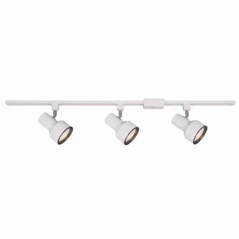 Coupon Patriot Lighting® Step 3-Light White Track Lighting Set