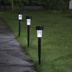 Coupon Patriot Lighting® Solar Integrated Led Frisco Mini Black Landscape Light