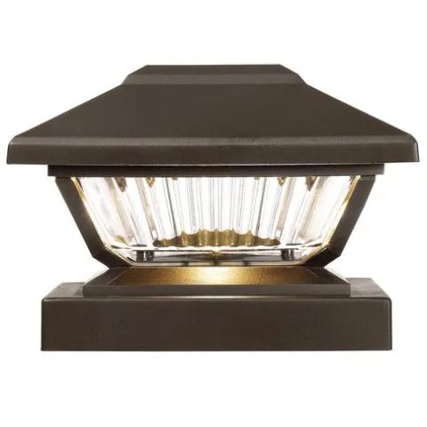 Coupon Patriot Lighting® Solar Led Lucy Bronze Post Cap Landscape Light 2-Pack