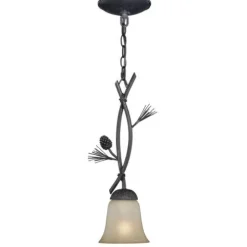 Coupon Patriot Lighting® Sierra Black Walnut Mini Pendant
