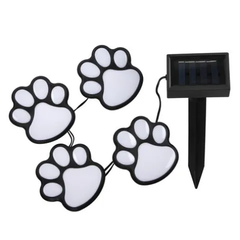 Coupon Patriot Lighting® Solar Integrated Led Paw Print Landscape Light
