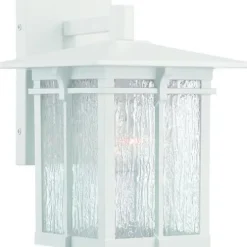 Coupon Patriot Lighting® Wren White Outdoor Wall Light