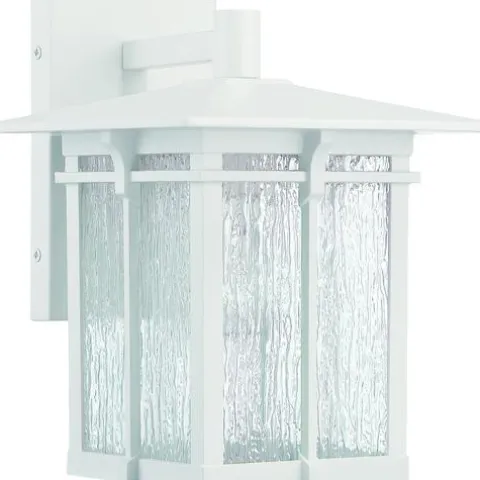 Coupon Patriot Lighting® Wren White Outdoor Wall Light