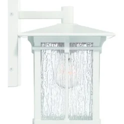 Coupon Patriot Lighting® Wren White Outdoor Wall Light
