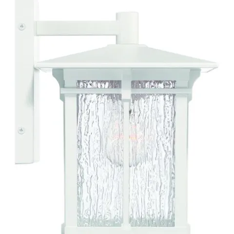 Coupon Patriot Lighting® Wren White Outdoor Wall Light