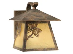 Coupon Patriot Lighting® Whitebark Olde World Patina Outdoor Wall Light