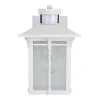 Coupon Patriot Lighting® Wren White Outdoor Motion Sensing Wall Light