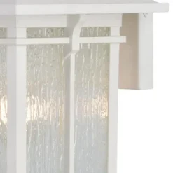 Coupon Patriot Lighting® Wren White Outdoor Motion Sensing Wall Light