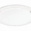 Deals Patriot Lighting® Allison 13-1/2″ Textured White Fluorescent Ceiling Light