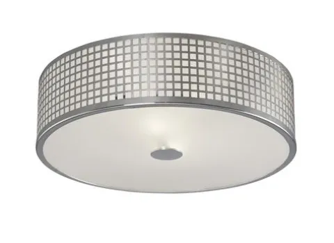 Deals Patriot Lighting® Annie Chrome 2-Light Flush Mount Ceiling Light