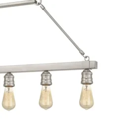 Deals Patriot Lighting® Beaman Brushed Nickel 5 Light Island Light