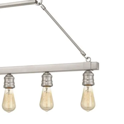 Deals Patriot Lighting® Beaman Brushed Nickel 5 Light Island Light