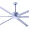 Deals Patriot Lighting™ Boss 96″ Painted Grey Industrial Indoor/Outdoor Ceiling Fan