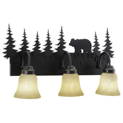 Deals Patriot Lighting® Bozeman Burnished Bronze 3 Light Vanity Light