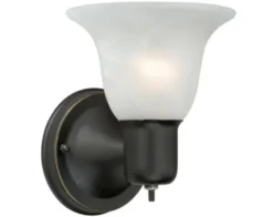 Deals Patriot Lighting® Burley 1-Light Oil Rubbed Bronze Indoor Wall Light
