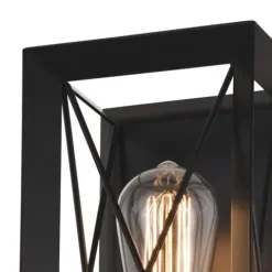 Deals Patriot Lighting® Carah Matte Black 1-Light Vanity Light