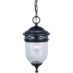 Deals Patriot Lighting Elegant Home Patriot Lighting® Elegant Home Oaklynn Forged Sienna Outdoor Pendant Light