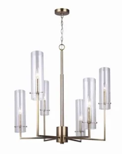 Deals Patriot Lighting® Gianessa Gold 6-Light Chandelier