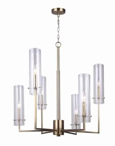 Deals Patriot Lighting® Gianessa Gold 6-Light Chandelier