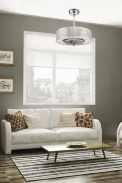 Deals Patriot Lighting™ Hightowne Ii 24″ Chrome Led Fandelier