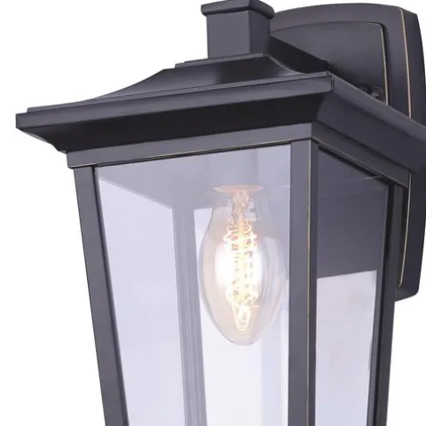 Deals Patriot Lighting® Holliday Oil-Rubbed Bronze Outdoor Wall Light