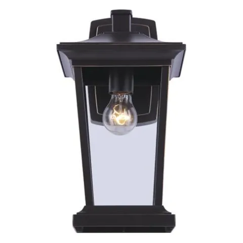 Deals Patriot Lighting® Holliday Oil-Rubbed Bronze Outdoor Wall Light