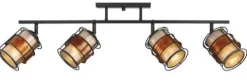 Deals Patriot Lighting® Lorenzo Bronze 4 Light Island Light