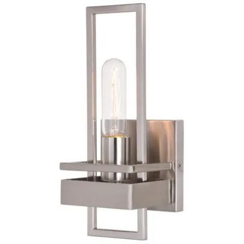 Deals Patriot Lighting® Marquis Satin Nickel 1 Light Wall Light