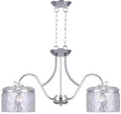 Deals Patriot Lighting® Maeva Chrome 2 Light Island Light