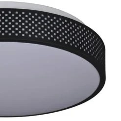 Deals Patriot Lighting® Pixel Black Integrated Led Flush Mount Ceiling Light