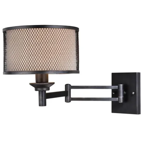 Deals Patriot Lighting® Polk Warm Pewter 1 Light Wall Light