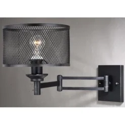Deals Patriot Lighting® Polk Warm Pewter 1 Light Wall Light