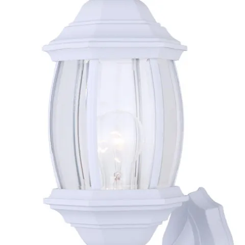 Deals Patriot Lighting® Reece White Outdoor Wall Light – 2 Pack