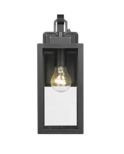 Deals Patriot Lighting® Reanne Matte Black Dust To Dawn Outdoor Wall Light