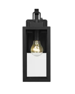 Deals Patriot Lighting® Reanne Matte Black Dust To Dawn Outdoor Wall Light