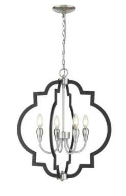 Deals Patriot Lighting® Tamara Black 4-Light Pendant