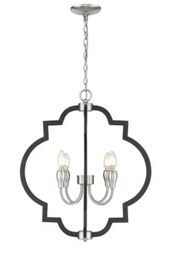 Deals Patriot Lighting® Tamara Black 4-Light Pendant