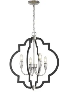 Deals Patriot Lighting® Tamara Black 4-Light Pendant