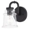 Deals Patriot Lighting® Toledo Matte Black 1 Light Vanity Light