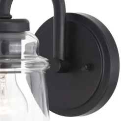 Deals Patriot Lighting® Toledo Matte Black 1 Light Vanity Light