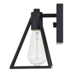 Deals Patriot Lighting® Tribeck Matte Black 1-Light Vanity Light