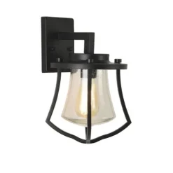 Deals Patriot Lighting® Wilsyn Black Outdoor Wall Light