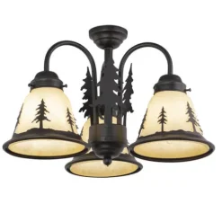 Deals Patriot Lighting® Yosemite Burnished Bronze 2 Light Semi-Flush Mount Ceiling Light