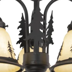Deals Patriot Lighting® Yosemite Burnished Bronze 2 Light Semi-Flush Mount Ceiling Light